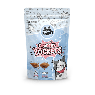 Mr. Bandit Crunchy Pockets z łososiem/ salmon 40g