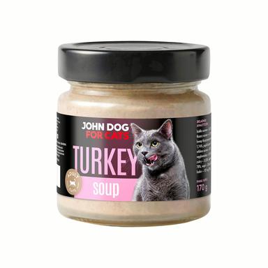 John Dog for Cats karma mokra indyk 170g