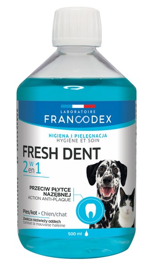 Francodex Fresh Dent płyn do higieny jamy ustnej 500ml