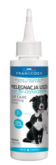 Francodex Płyn do uszu dla kotów i psów 125ml