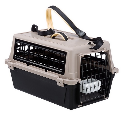 Ferplast Atlas 10 Trendy Plus &#8211; transporter czarny/beż/czarny
