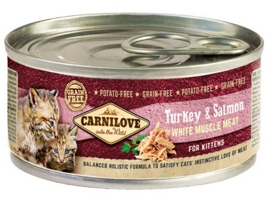 Carnilove Cat Salmon &amp; Turkey for Kittens &#8211; łosoś i indyk puszka 100g