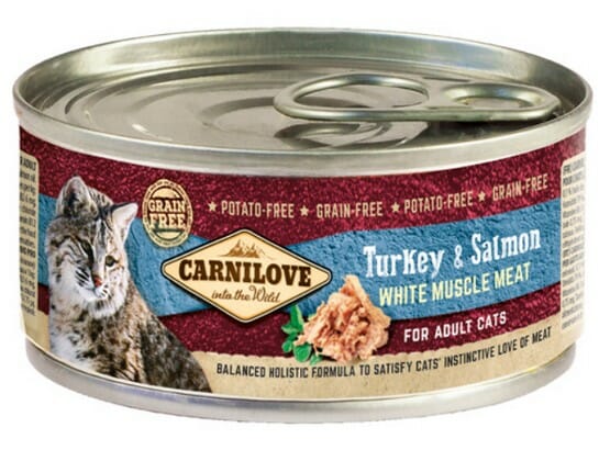 Carnilove Cat Turkey &amp; Salmon &#8211; indyk i łosoś puszka 100g