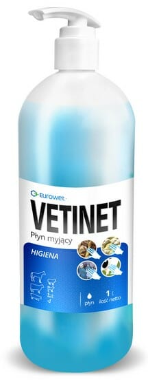 Eurowet Vetinet płyn myjący ogólnego przeznaczenia z dozownikiem 1L