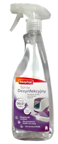 Beaphar Disinfection Spray &#8211; płyn do dezynfekcji w sprayu 500ml