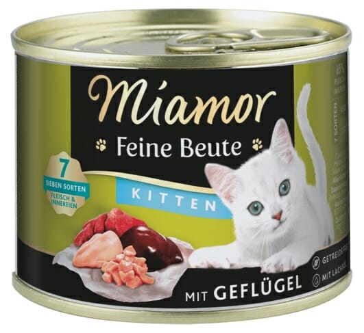 Miamor Feine Beute Kitten Geflugel &#8211; drób puszka 185g