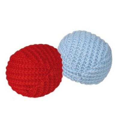 Trixie Piłka wełniana z kocimiętką 4,5cm 2szt