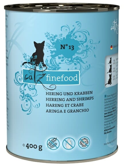 Catz Finefood Classic N.13 Śledź i Krewetki puszka 400g