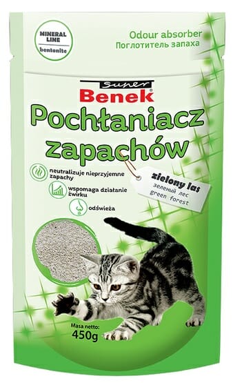 Benek Pochłaniacz zapachów &#8211; zielony las 0,45kg
