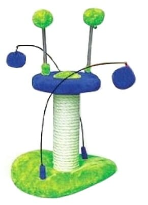 Yarro Drapak Mini UFO zielono-niebieski 23x24x25cm