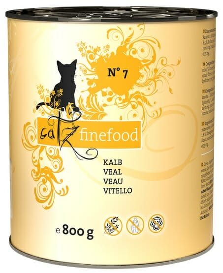 Catz Finefood Classic N.07 Wołowina i cielęcina puszka 800g