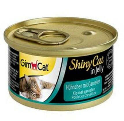 Gimpet Shinycat Huhnchen mit Garnelen &#8211; kurczak i krewetki puszka 70g