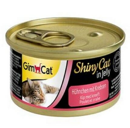Gimpet Shinycat Huhnchen mit Krebsen &#8211; kurczak i kraby puszka 70g