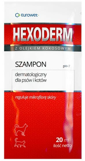 Hexoderm &#8211; szampon dermatologiczny saszetka 20ml &#8211; 1 sztuka