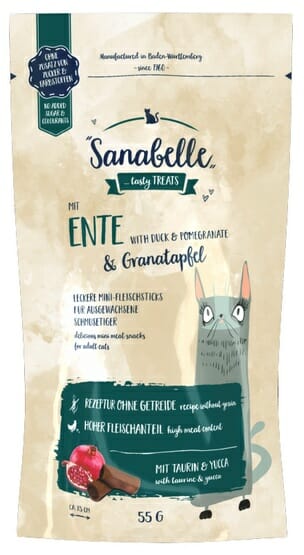 Sanabelle Snack Kaczka &amp; Granat 55g