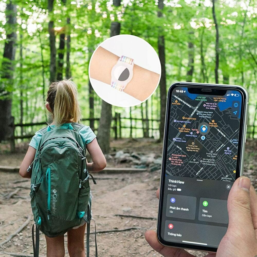 Etui na Apple Airtag Niebieskie
