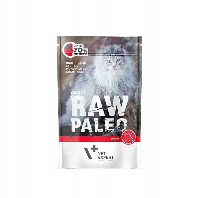 Raw Paleo Adult Beef kot saszetka 100g