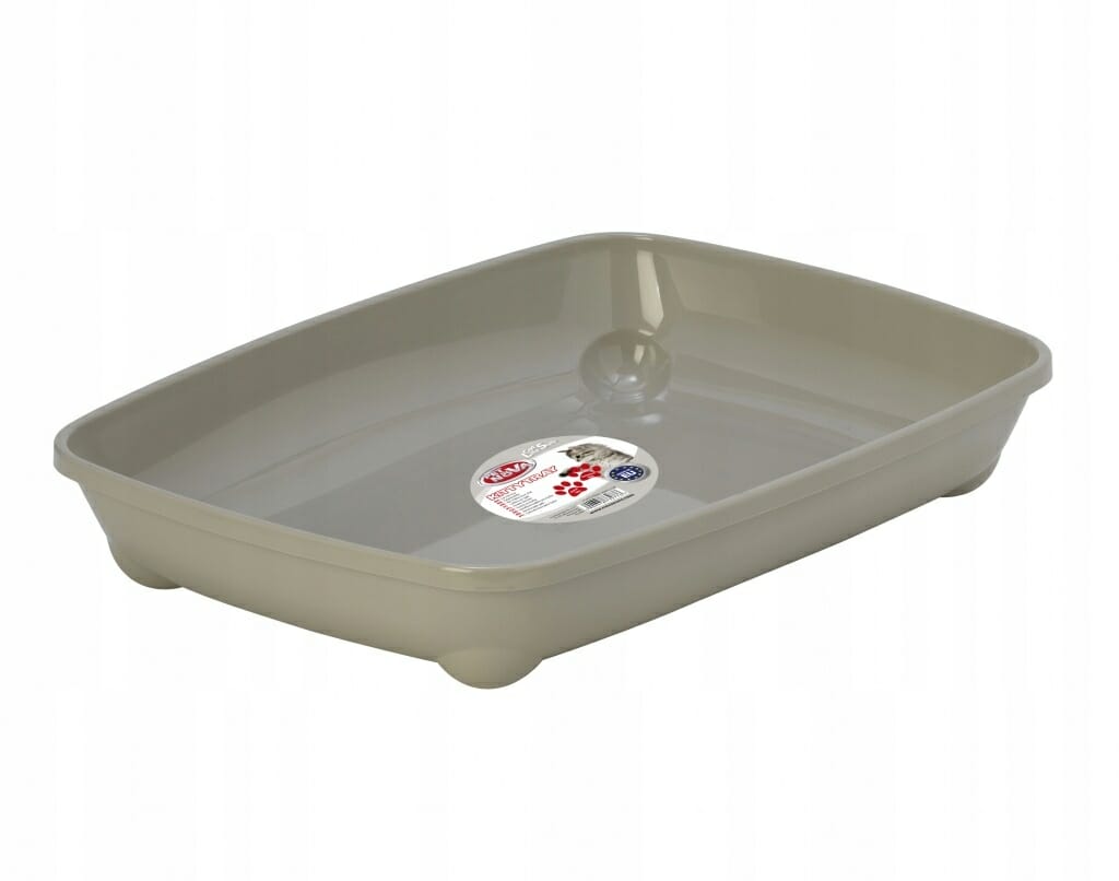 PetNova Kuweta Otwarta rozmiar S 37cm szara