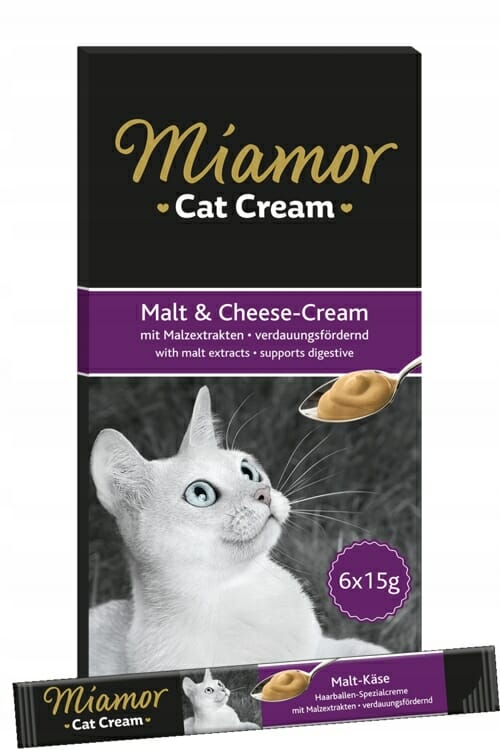 Miamor Cat Malt-Cream z serem 6 x 15g