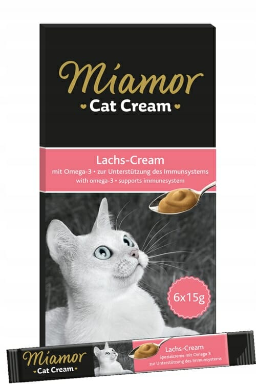 Miamor Cat Cream- łosoś 6 x 15g