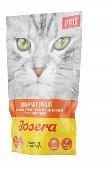 Josera Pasztet Kurczak &amp; szpinak saszetka 85g