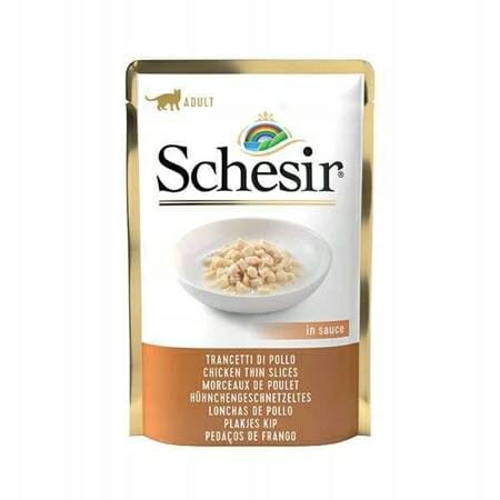Schesir Adult Paski Kurczaka saszetka 85g