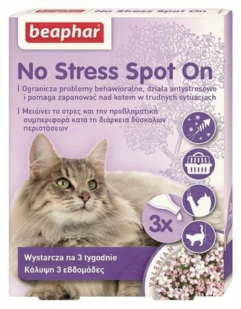 Krople uspokajające Beaphar Calming SpotOn 3&#215;0,4ml
