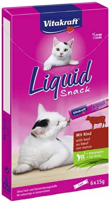 Vitakraft Snack Liquid Wołowina 6 x 15g