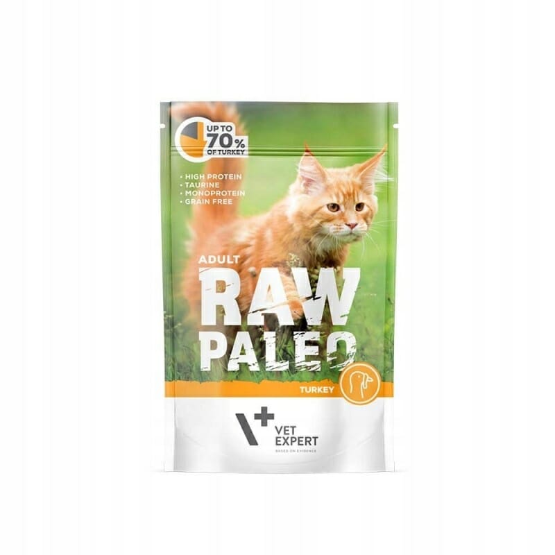 Raw Paleo Adult Turkey kot saszetka 100g