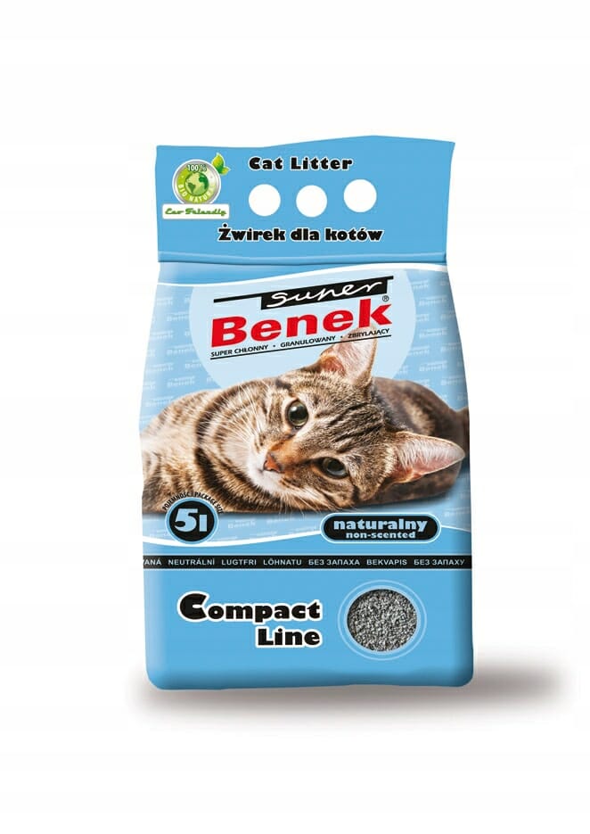 Żwirek Benek Super bentonitowy Niebieski 5l
