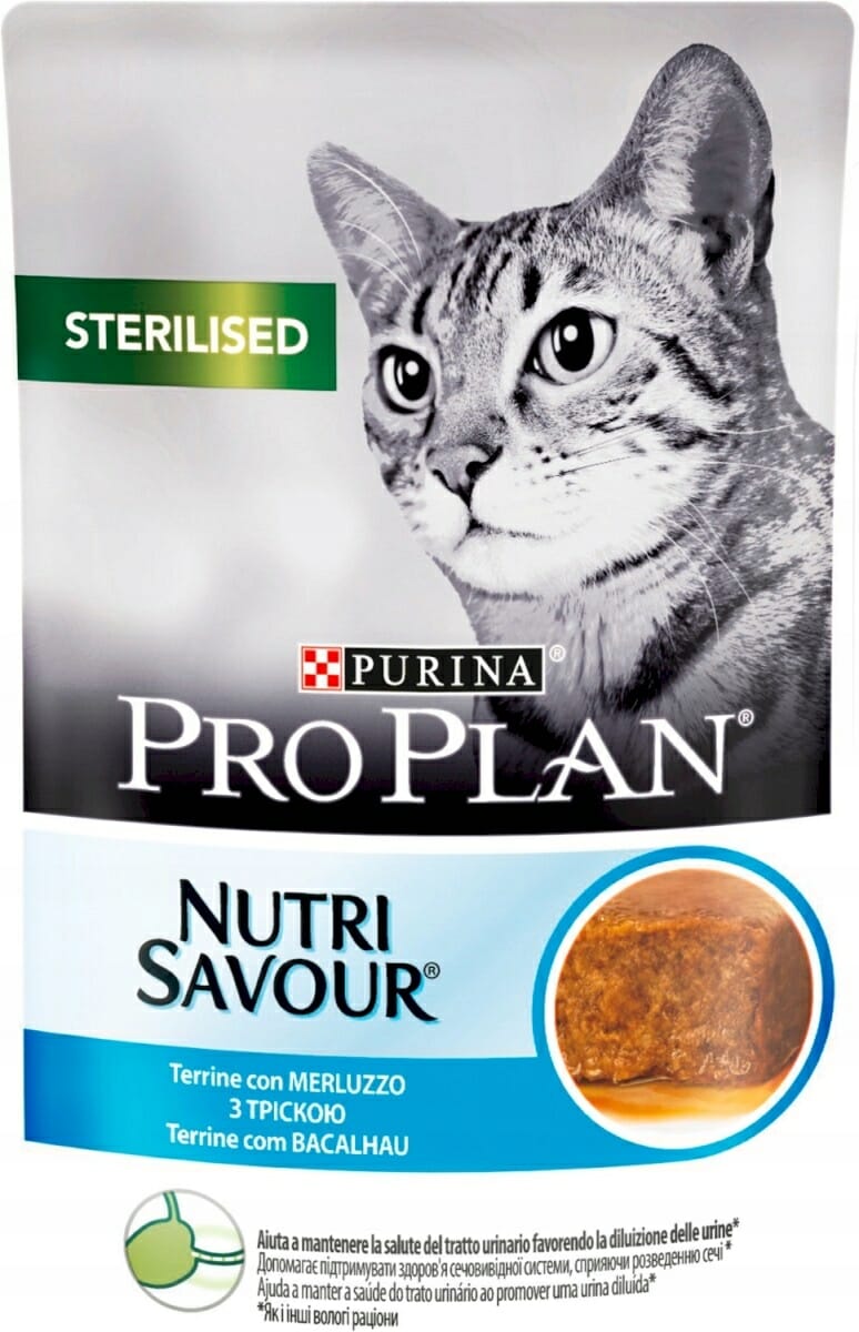 Purina ProPlan Sterilised Dorsz, 85G