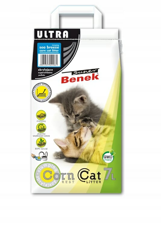 Żwirek Benek Corn Cat Ultra Morska Bryza 7l