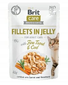 Brit Care karma mokra dla kotów Trout&amp;cod