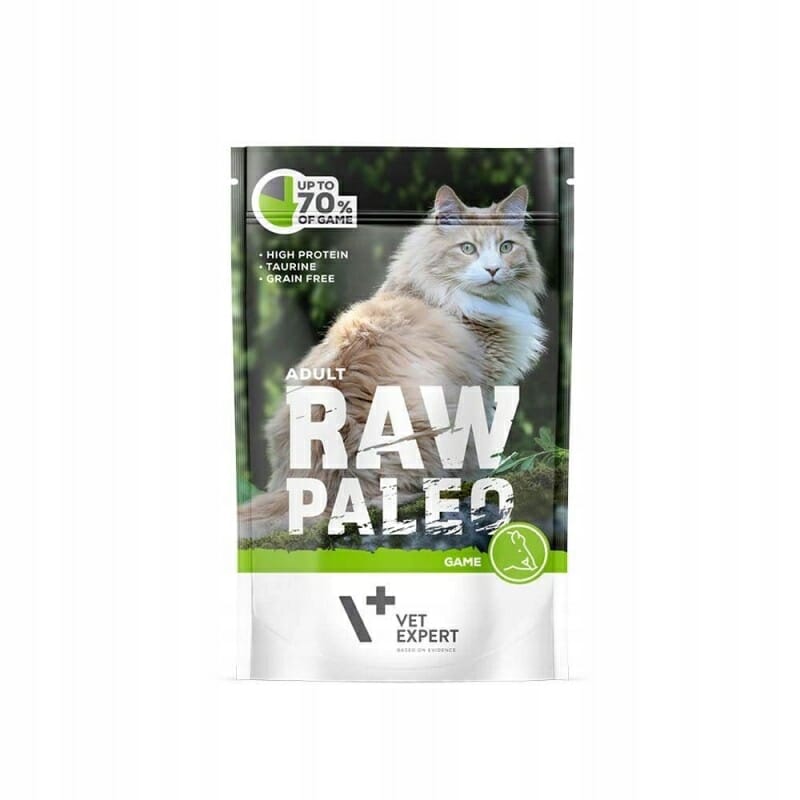 Raw Paleo Adult Game kot saszetka 100g
