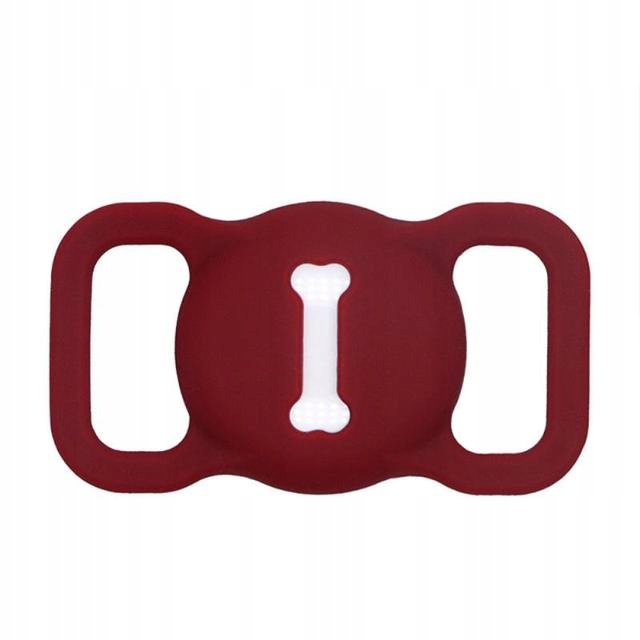 Etui na Apple Airtag Bordowy
