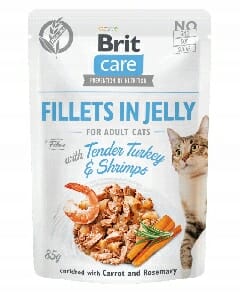 Brit Care karma mokra dla kotów Turkey&amp;Shrimps