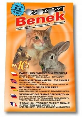 Żwirek bentonitowy Super Benek 10 L
