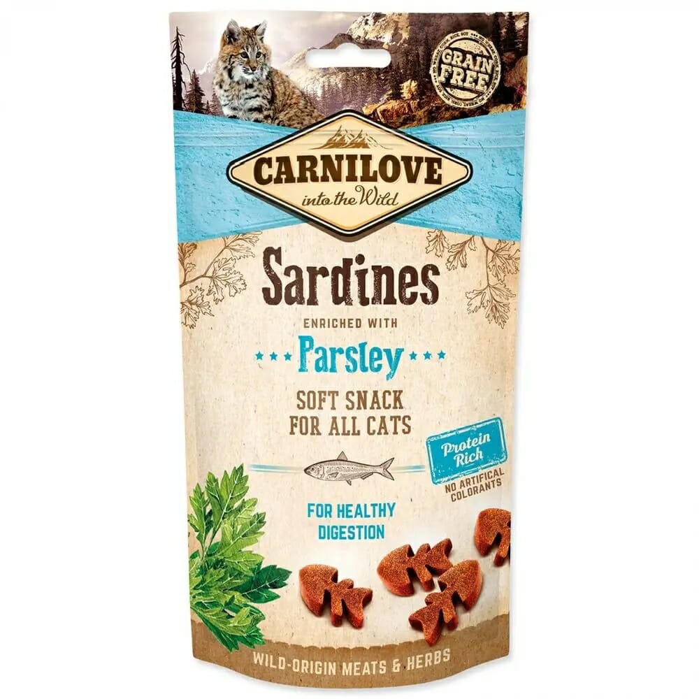 Carnilove Soft Snack Sardine&amp;Parsley 50g