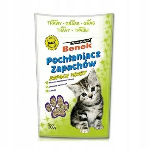 Benek Pochłaniacz zapachów &#8211; zapach trawy 200g