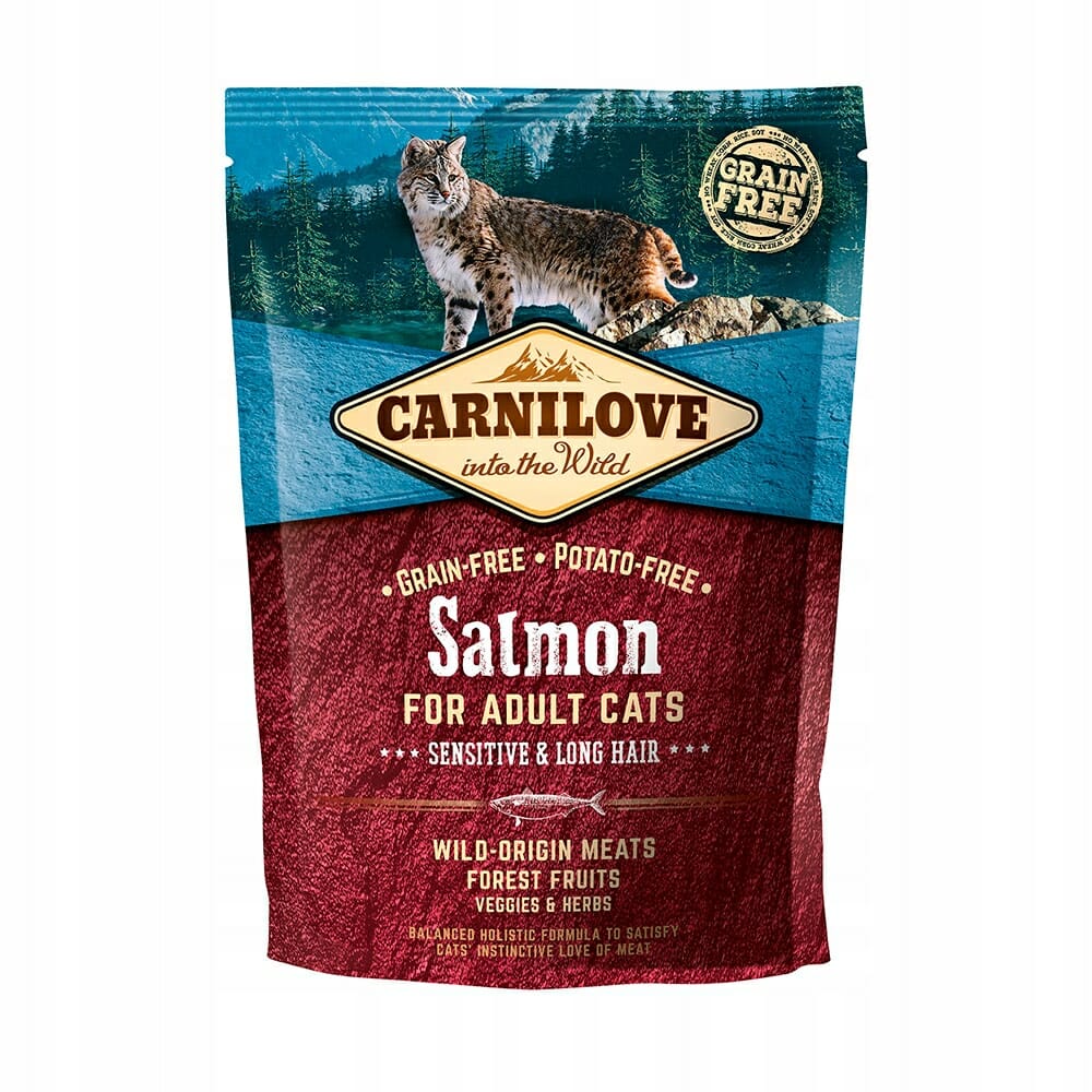 Carnilove Cat Salmon Sensitive&amp;Long Hair 400g