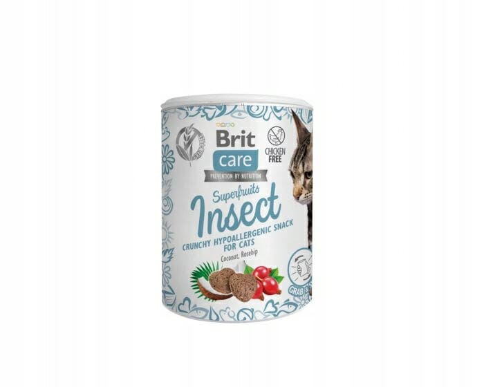 Brit Care Cat Snack Superfruits Insect 100g