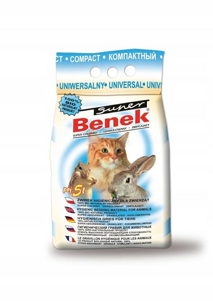 Żwirek bentonitowy Super Benek 5 l Uniwersalny