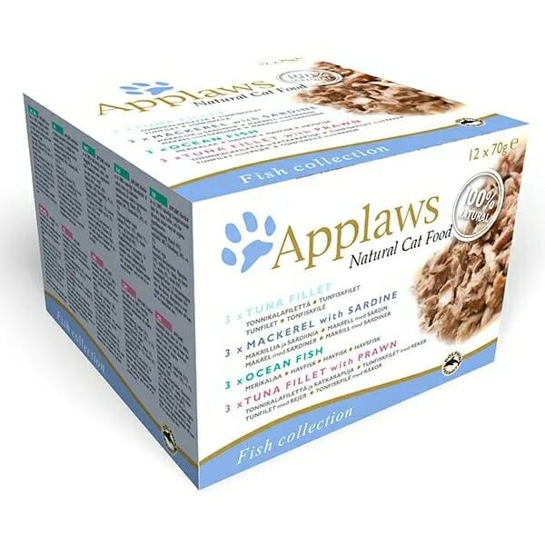 Applaws puszki dla kota Multipack Fish 12x70g