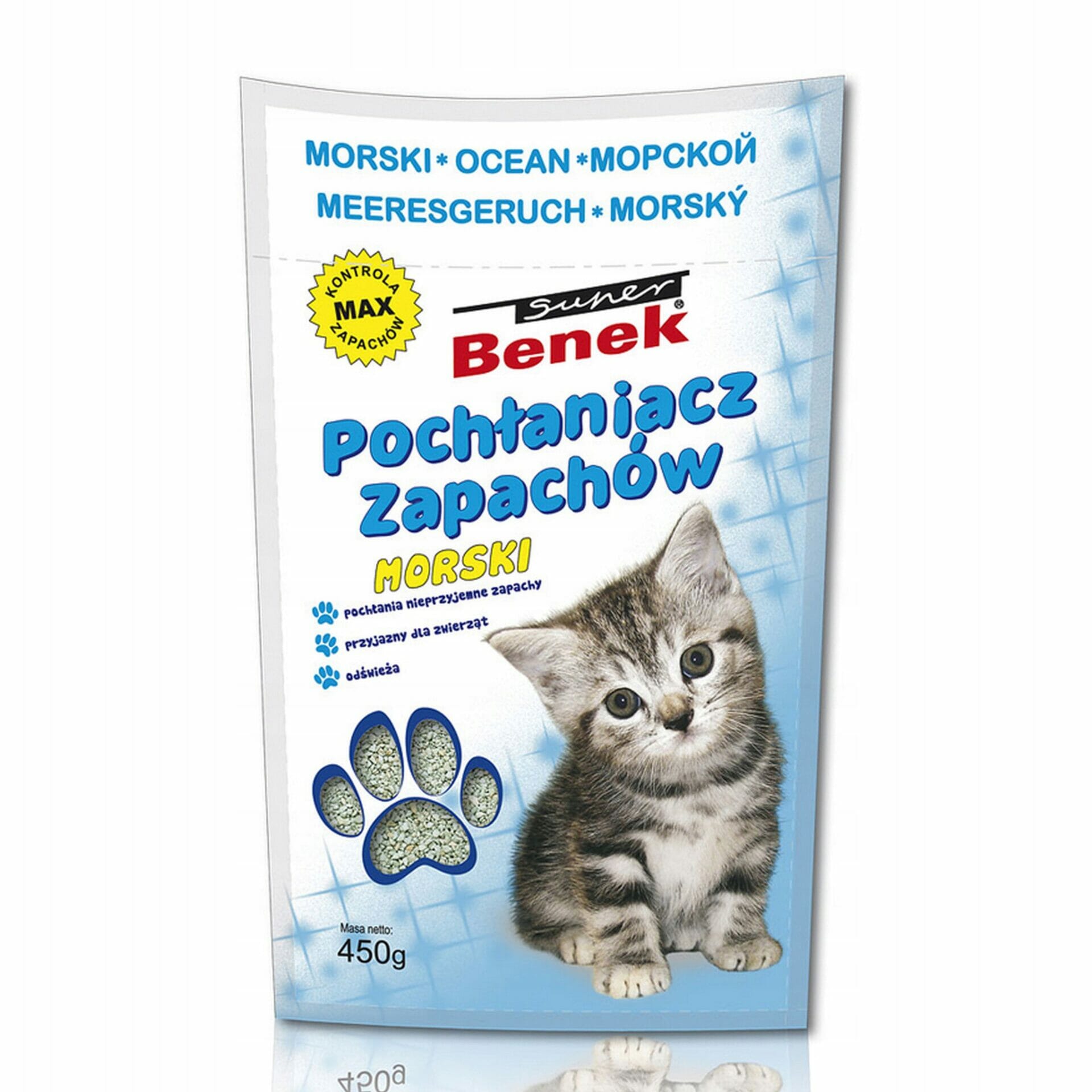 Benek Pochłaniacz zapachów Morski 450g