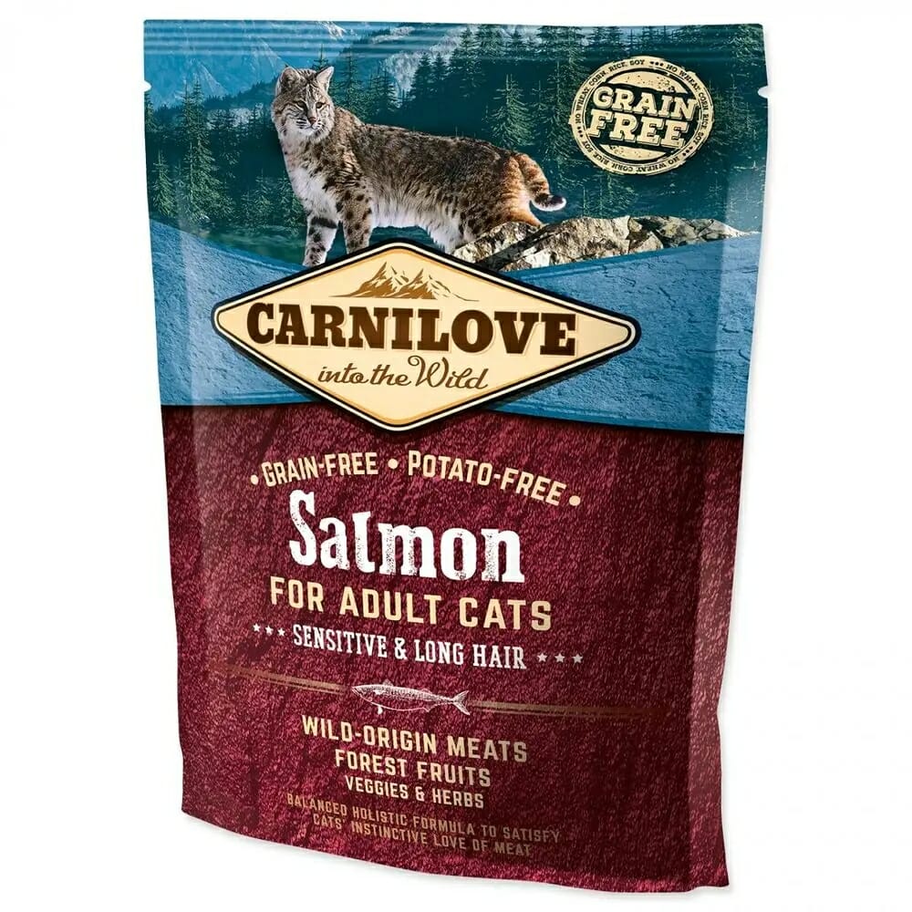 Carnilove Cat Salmon Sensitive&amp;Long Hair 400g