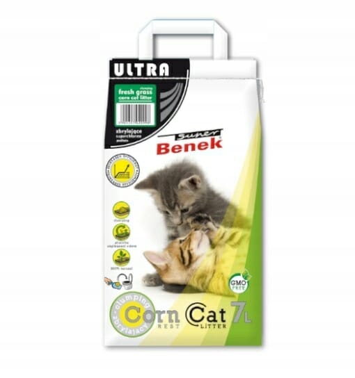 Żwirek Benek Corn Cat Ultra Świeża Trawa 7l