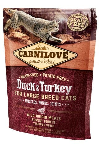 Carnilove Cat Duck &#038; Turkey for Large Breed &#8211; kaczka i indyk 400g