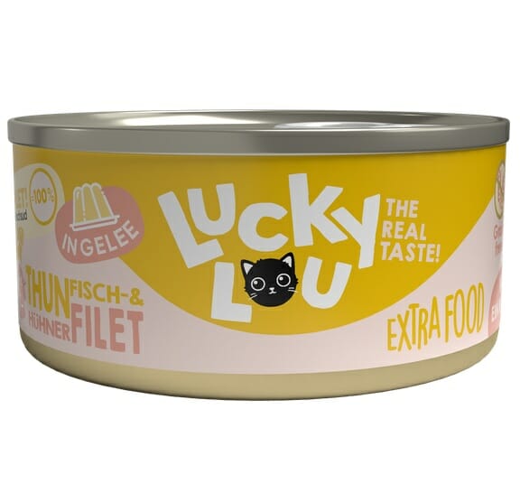 Lucky Lou Extrafood Tuńczyk &#038; Kurczak w galaretce puszka 70g