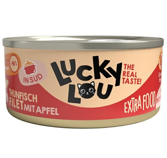 Lucky Lou Extrafood Tuńczyk &#038; Jabłko w bulionie puszka 70g