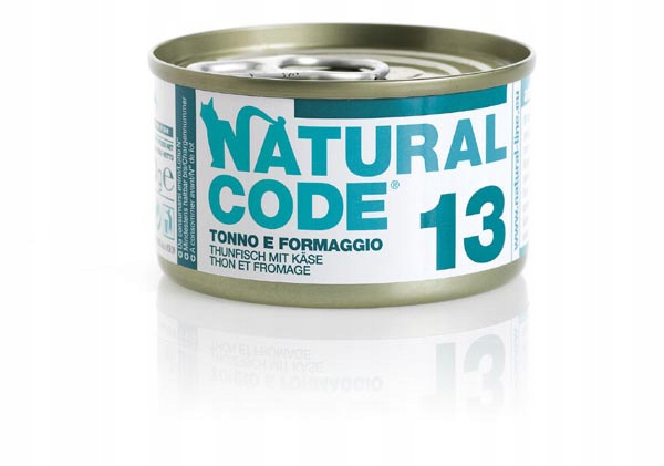 Mokra karma dla kota Natural Code 13 ser 85G